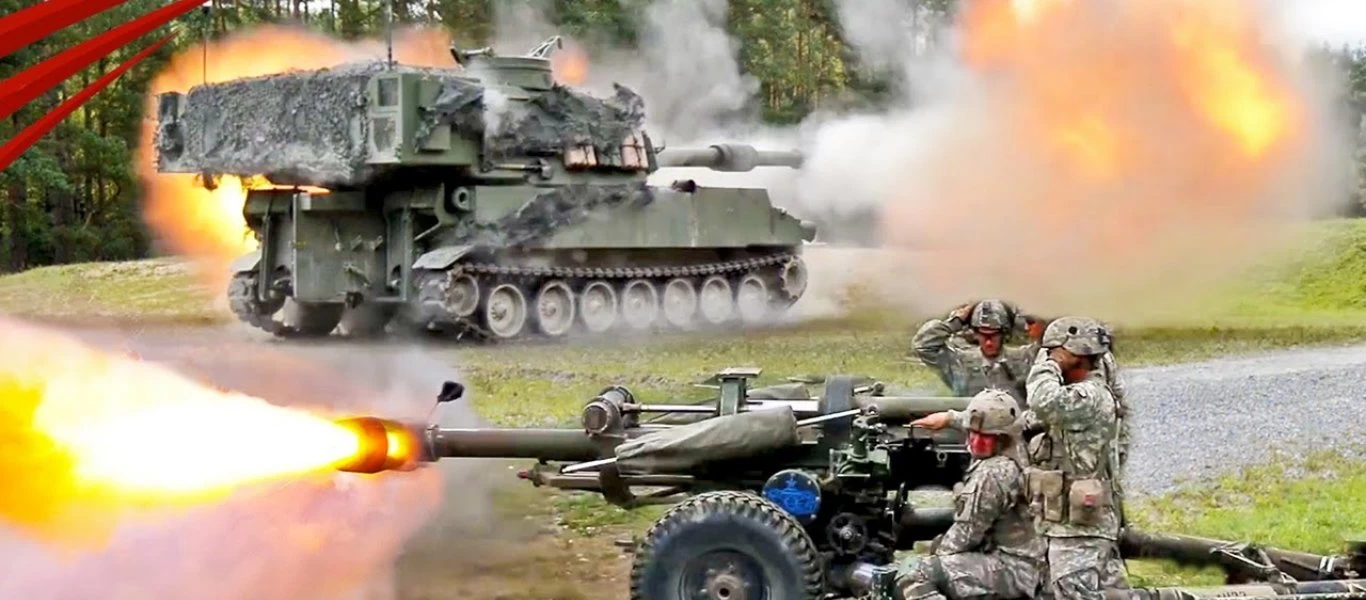 Αντιαρματικές βολές από το αμερικανικό... πυροβολικό (βίντεο)